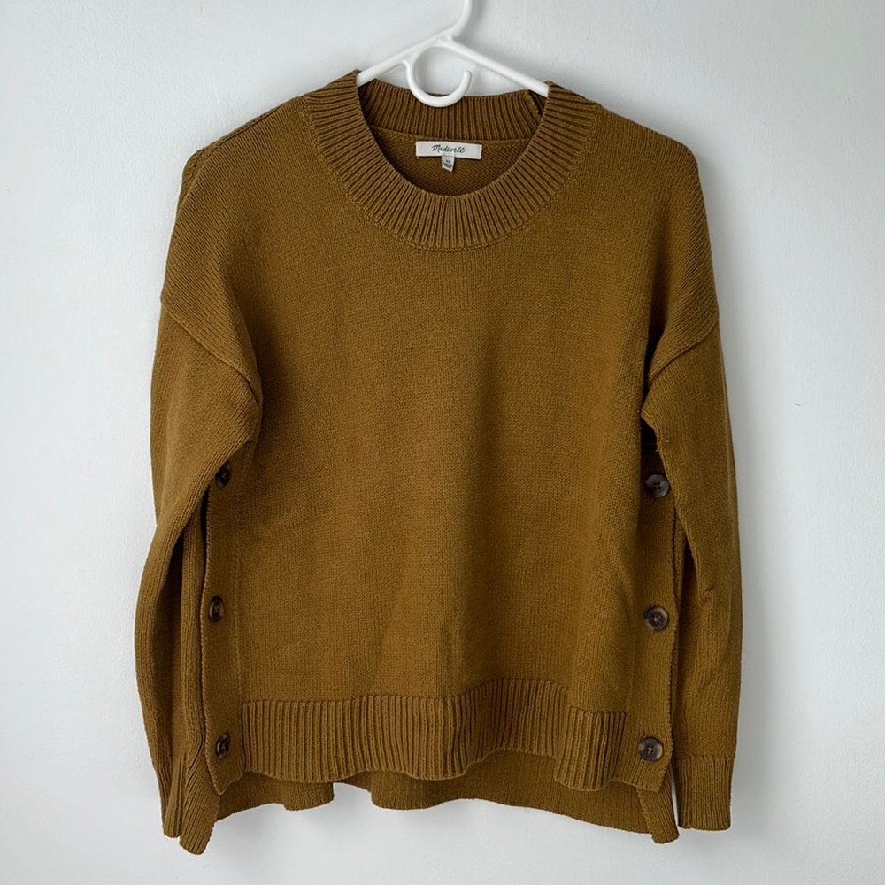 Madewell Side Button Sweater